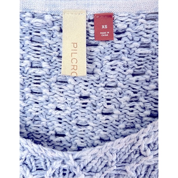 Anthropologie Pilcro Christian V-Neck Chunky Knit Sweater Size XSmall - Picture 9 of 11